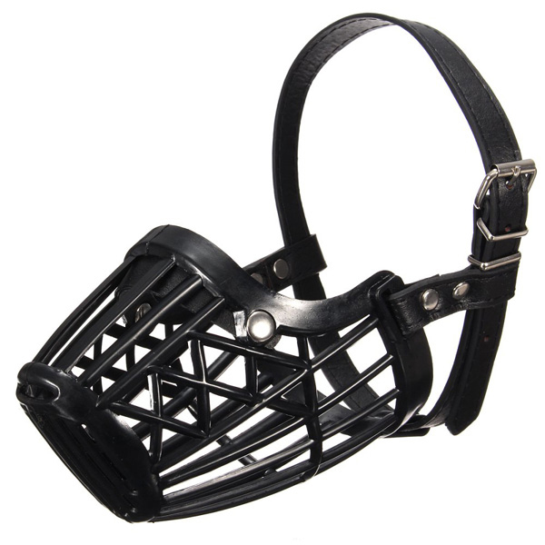 [677-SL303-4] Euro Dog Plastik Köpek Ağızlık No:4 (Siyah, No:4)
