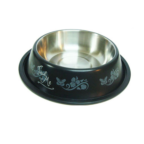 [795-24172] Euro Dog ASRPP R Köpek Mama ve Su Kabı Figürlü Mor (22 Cm, 64 Oz)