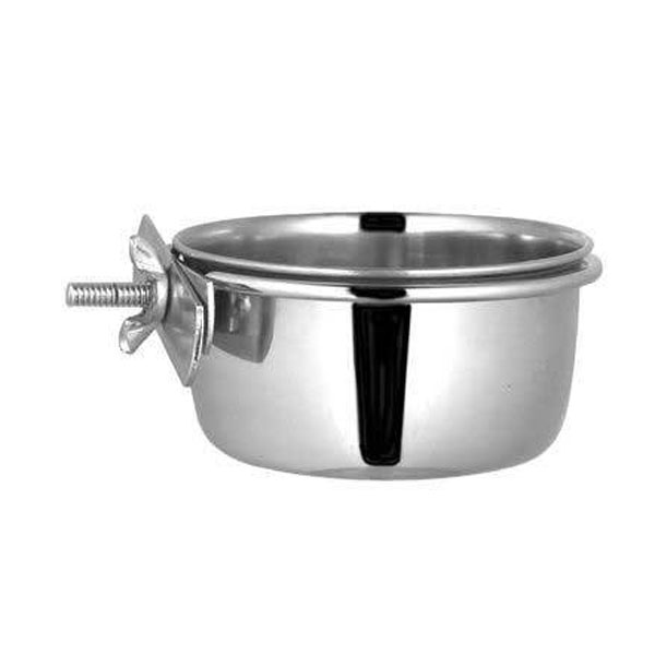 [795-22005] Euro Dog CCCCP Çelik Köpek Mama ve Su Kabı Vidalı Askılı 5 Oz (7.5 Cm, 20 Oz)