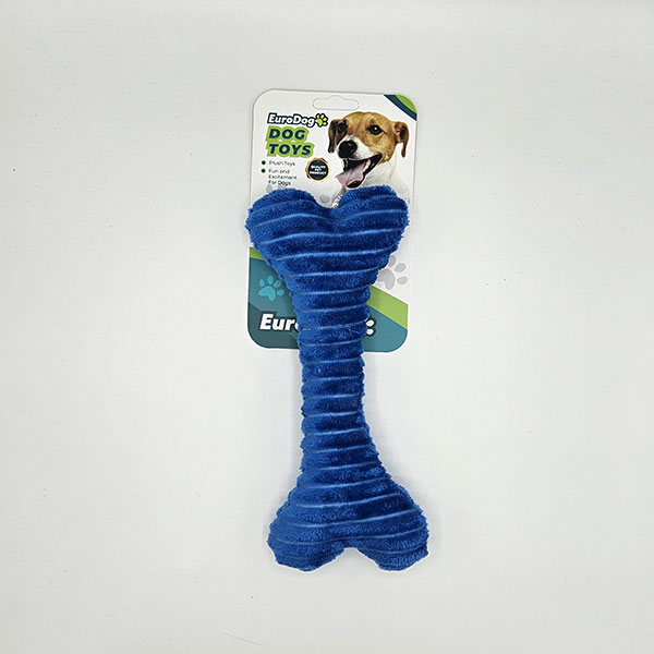 [454-TD9706] Euro Dog Peluş Kemik Köpek Oyuncağı