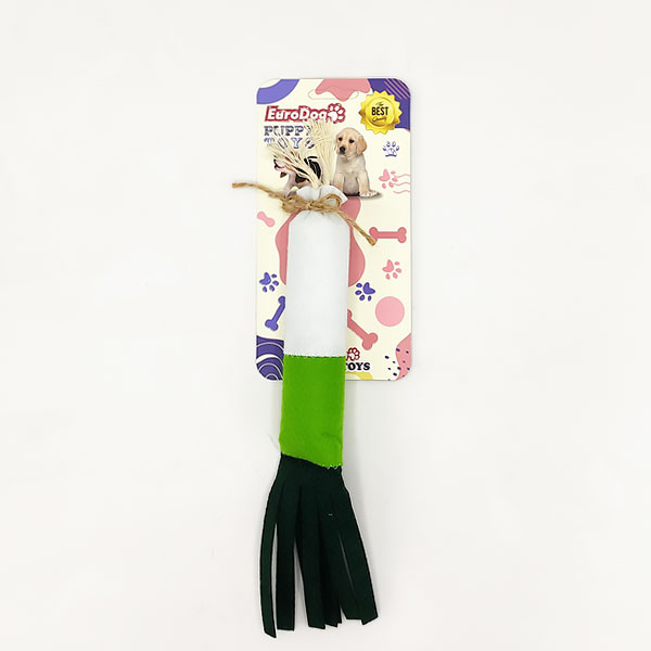 [454-NPD004] Euro Dog Puppy Toys Peluş Pırasa Yavru Köpek Oyuncağı