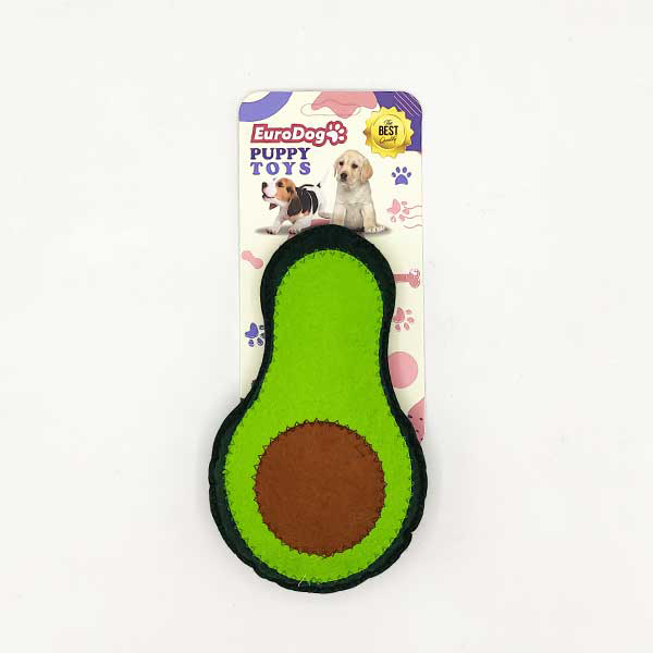 [454-NPD005] Euro Dog Puppy Toys Peluş Avakado Yavru Köpek Oyuncağı