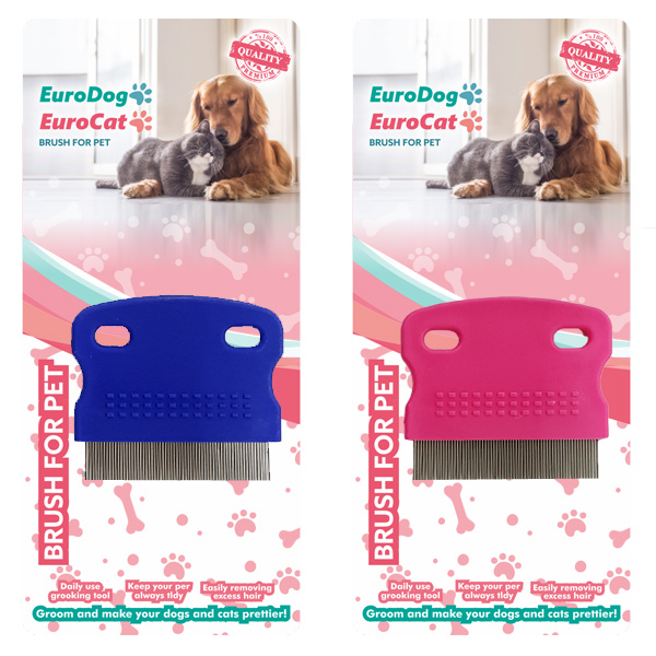 [454-ZM1043-0008] Euro Gold Kedi ve Köpek Pire Tarağı