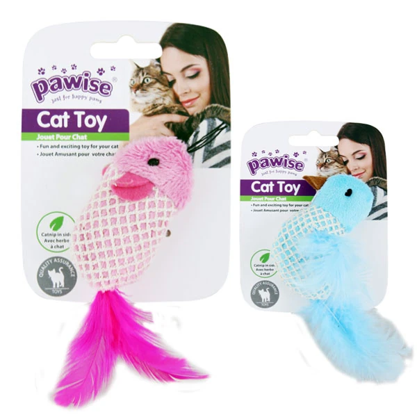 [679-28185] Pawise Catnipli Peluş Fare Kedi Oyuncağı