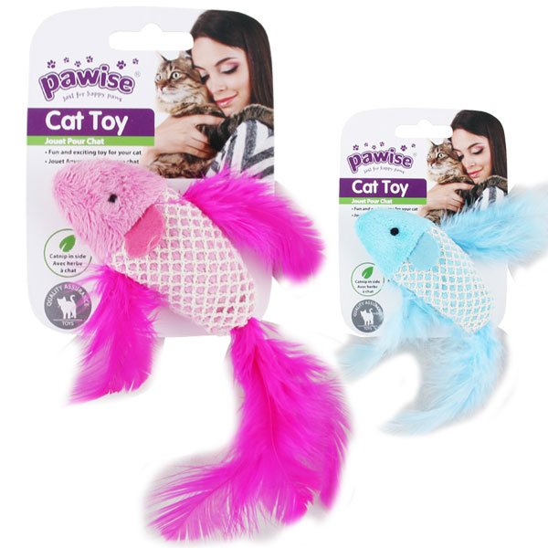 [679-28184] Pawise Catnipli Peluş Balık Kedi Oyuncağı