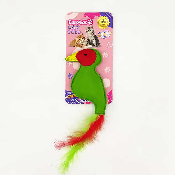 [454-NPC028] Euro Cat Toys Peluş Cennet Kuşu Kedi Oyuncağı