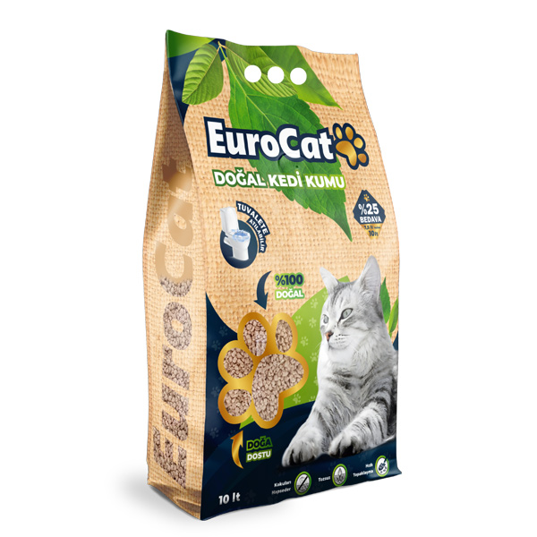 [454-4002] Euro Cat Hızlı Topaklanan Doğal Kedi Kumu