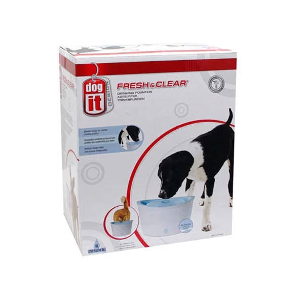 Hagen Dogit Fresh Clear Kedi ve Köpek Plastik Su Kabı