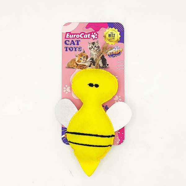 [454-NPC003] Euro Cat Toys Peluş Arı Kedi Oyuncağı