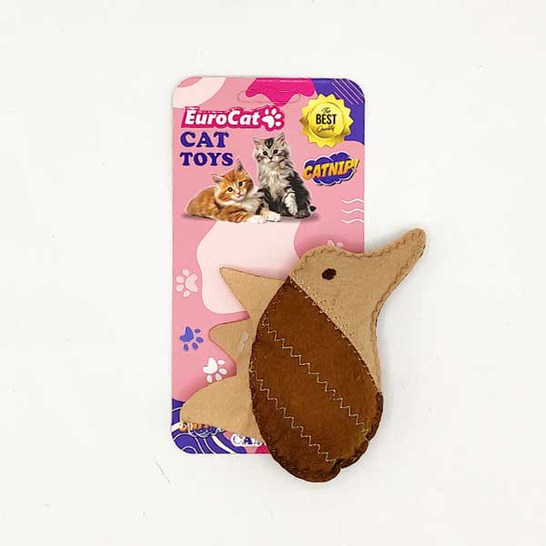 [454-NPC002] Euro Cat Toys Peluş Kirpi Kedi Oyuncağı