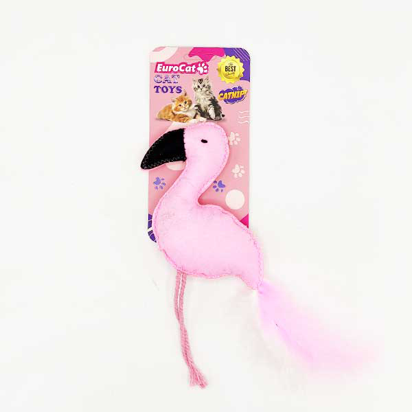 [454-NPC029] Euro Cat Toys Peluş Filamingo Kedi Oyuncağı