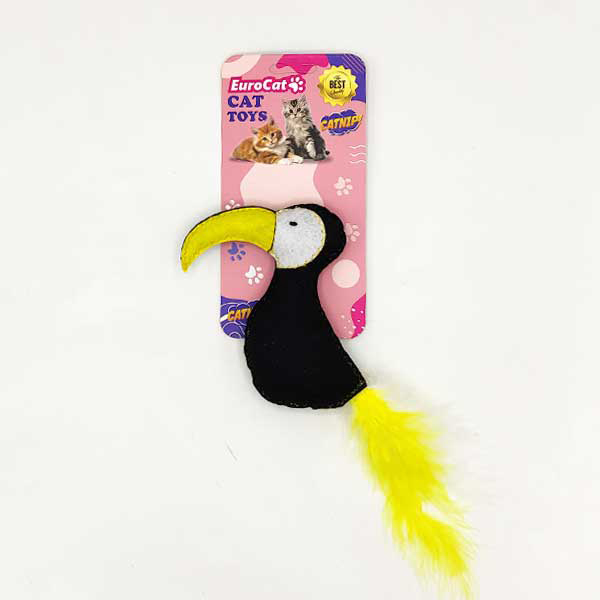 [454-NPC027] Euro Cat Toys Peluş Tukan Kedi Oyuncağı