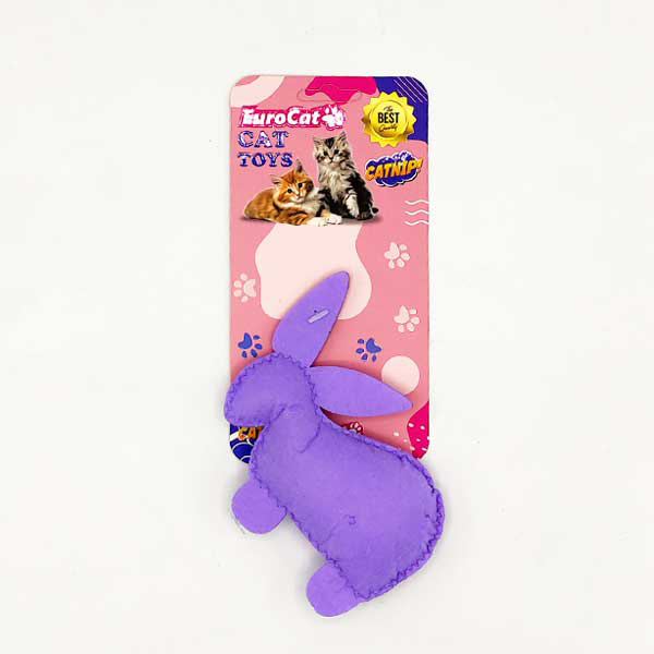 [454-NPC024] Euro Cat Toys Peluş Tavşan Kedi Oyuncağı
