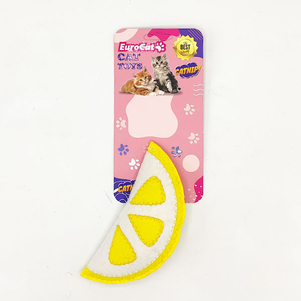[454-NPC021] Euro Cat Toys Peluş Limon Kedi Oyuncağı