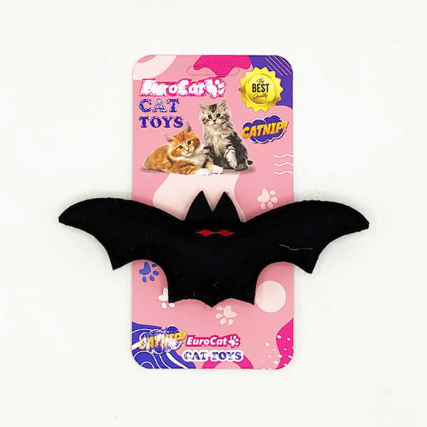 [454-NPC009] Euro Cat Toys Peluş Yarasa Kedi Oyuncağı