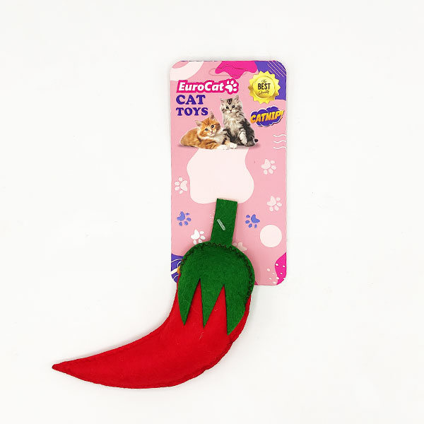 [454-NPC017] Euro Cat Toys Peluş Biber Kedi Oyuncağı