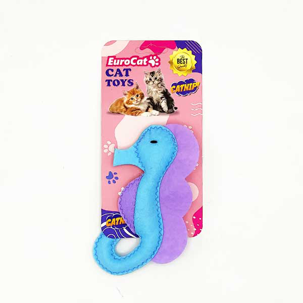 [454-NPC014] Euro Cat Toys Peluş Deniz Atı Kedi Oyuncağı