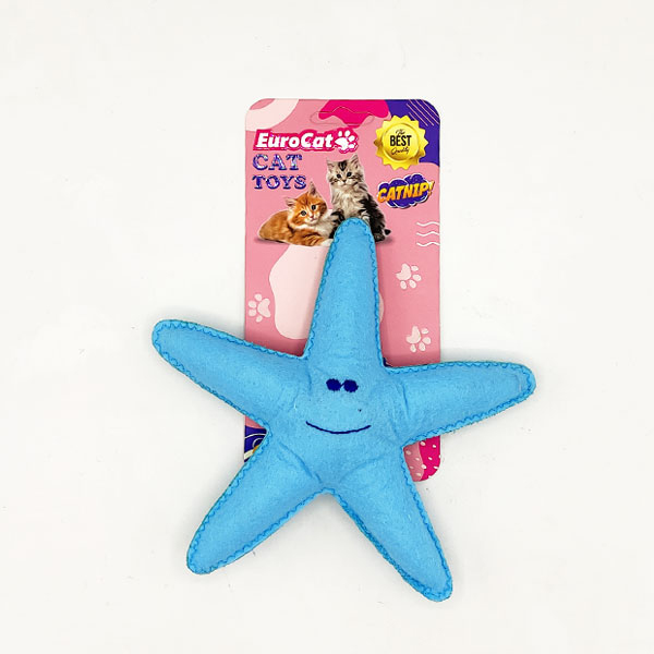 [454-NPC004] Euro Cat Toys Peluş Deniz Yıldızı Kedi Oyuncağı