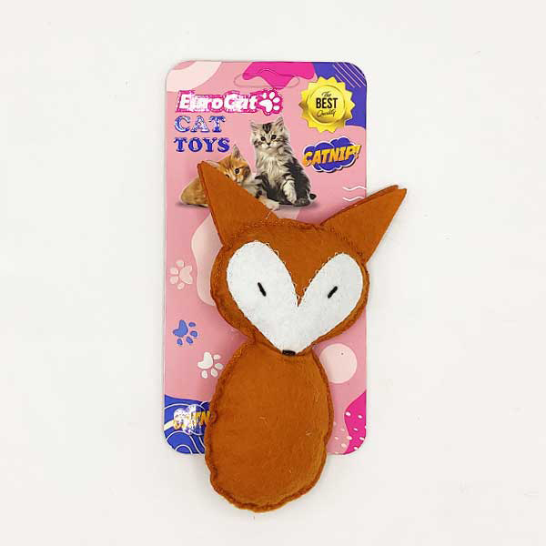 [454-NPC008] Euro Cat Toys Peluş Tilki Kedi Oyuncağı