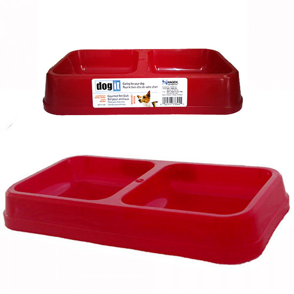 [700-73335] Hagen Dogit Plastik İkili Köpek Mama ve Su Kabı