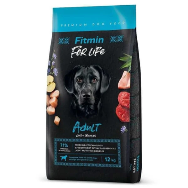 [09-T01285] Fitmin For Life Büyük Irk Kümes Hayvanlı Yetişkin Köpek Maması