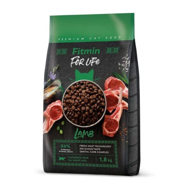 [09-T01281] Fitmin For Life Kuzu Etli Yetişkin Kedi Maması (1.8 Kg)