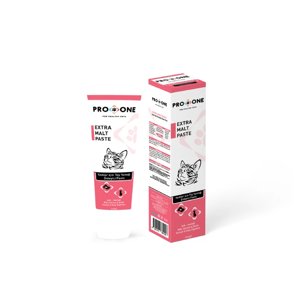 [07-01-ONE] ProOne Kediler için Tüy Yumağı Önleyici Malt Kedi Macunu