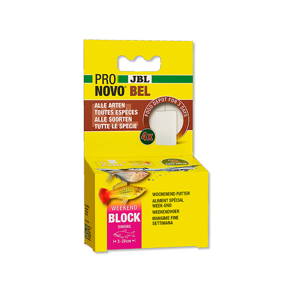 [112-31128] Jbl Pronovo Bel Weekend 3 Gün Tok Tutan Blok Balık Yemi