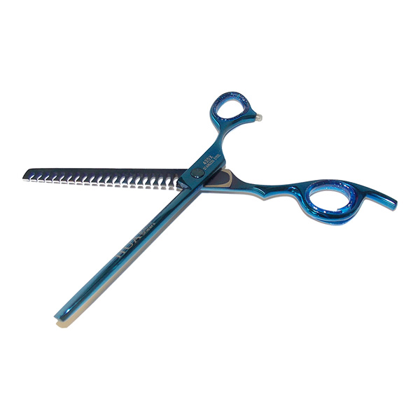 [142-011] Sgroom Kedi ve Köpek Traşı Shanker Makası (Sgroom, Mavi, 7 İnç)