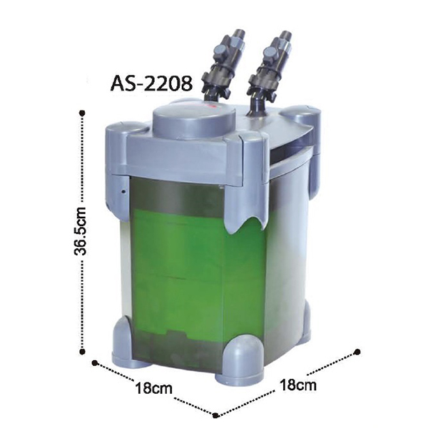 [200-AS2208ASD] Kw Zone Astro AS-2208 Akvaryum Dış Filtre