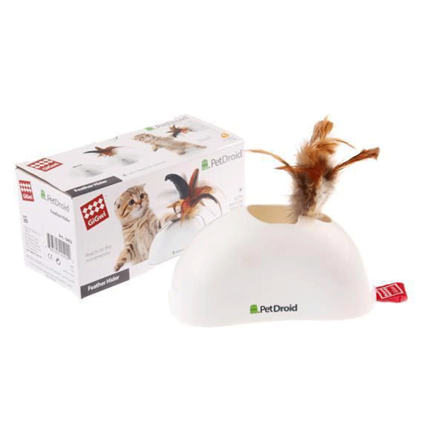 [PIGW-053] Gigwi Pet Droid Hareket Sensörlü Doğal Tüylü Kutu Kedi Oyuncağı