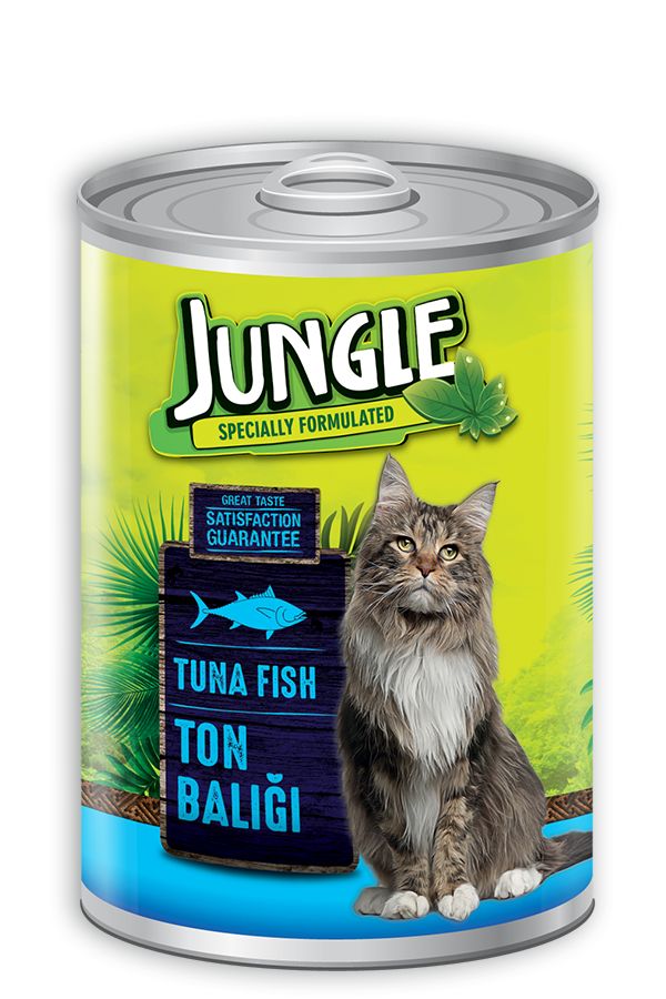 [JNGK-004] Jungle Ton Balıklı Konserve Kedi Maması (1 Adet)