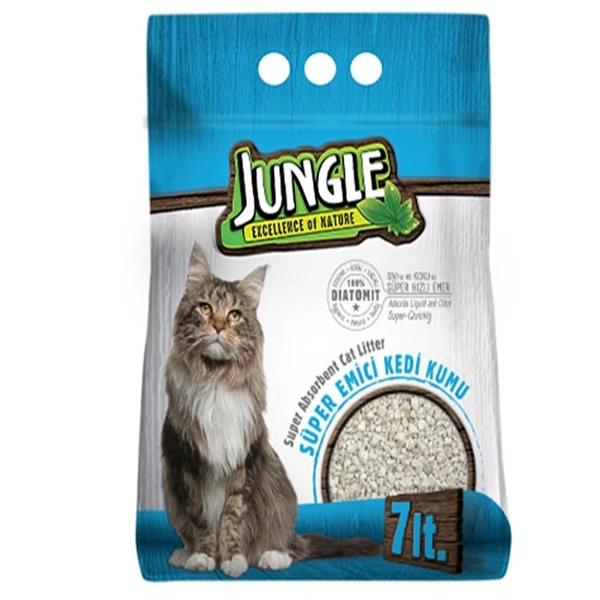 [DTM-002] Jungle Diatomit Emici Kedi Kumu (1 Adet)