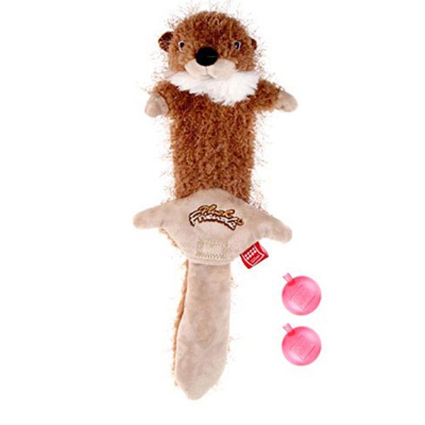 [PIGW-082] Gigwi Plush Friendz Sesli Öten Sincap Peluş Köpek Oyuncağı (Small)