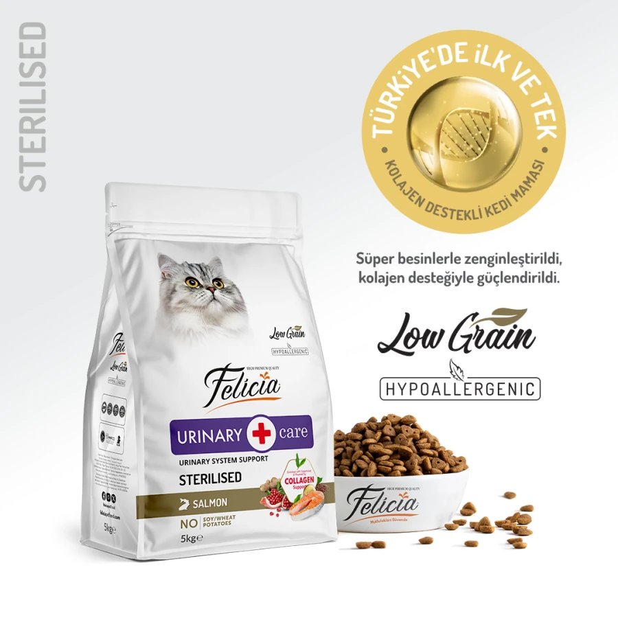 [FLC-062] Felicia Somonlu Kısırlaştırılmış Kedi Maması (5 Kg)