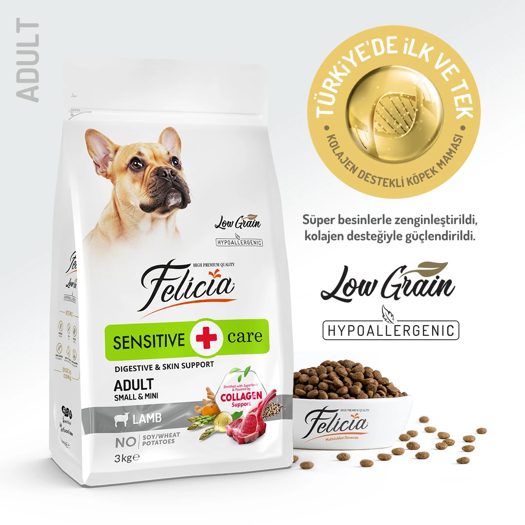 [FLC-017] Felicia Etli Küçük Irk Yetişkin Köpek Maması (3 Kg)