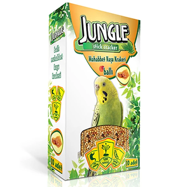 [JNG-004] Jungle Ballı Tava Muhabbet Kuşu Krakeri