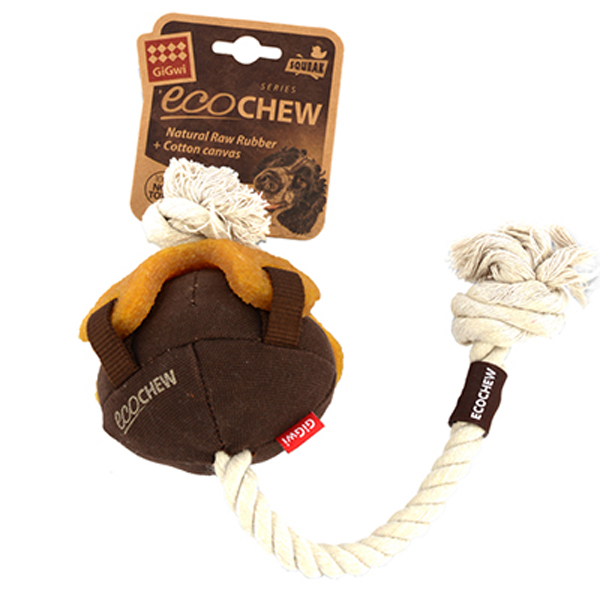 [PIGW-325] Gigwi Kauçuk ve Peluş Diş İpi Köpek Oyuncağı