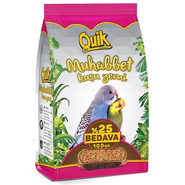 [QUIK-004] Quik Muhabbet Kuşu Yemi (500 Gr)