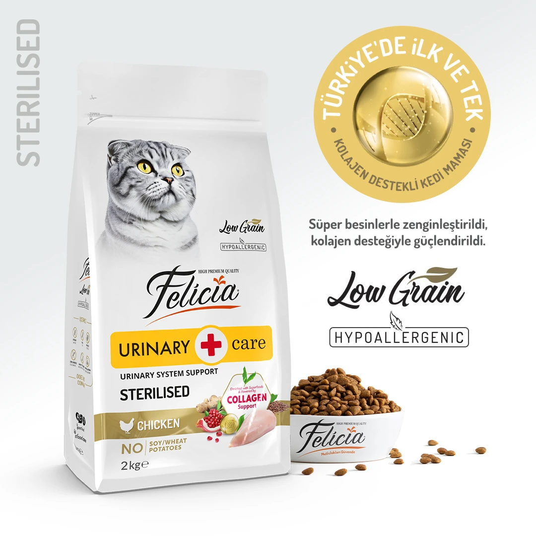 Felicia Tavuklu Kısırlaştırılmış Kedi Maması