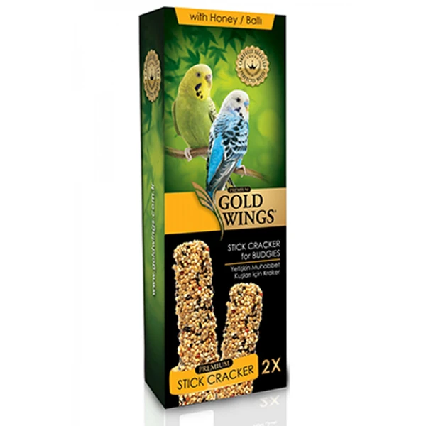 Gold Wings Premium Ballı Muhabbet Kuşu Krakeri