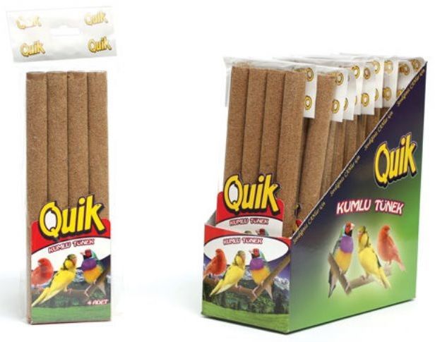 [QUIK-078] Quik Kuşlar için Kumlu Tünek 19 Cm
