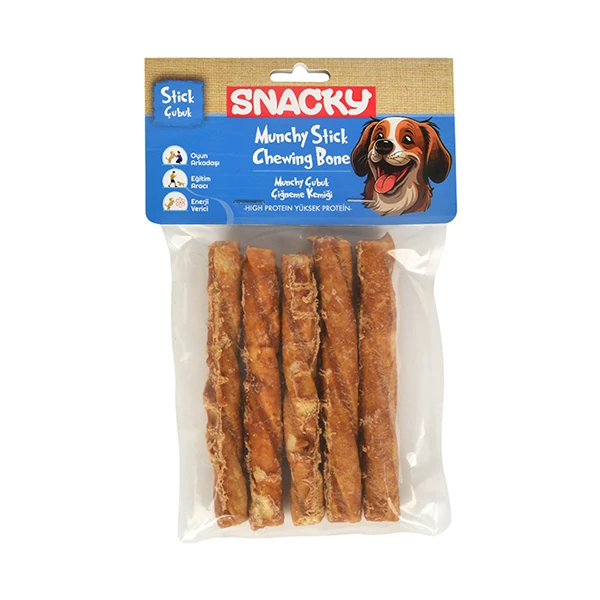 [PIDP-019] Snacky Çıtır Munchy Köpek Çiğneme Kemiği 5 Adet