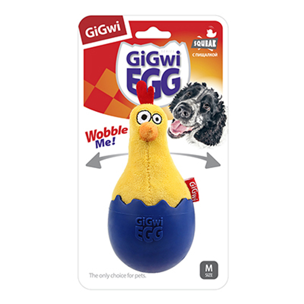 [PIGW-322] Gigwi Sesli Peluş Hacı Yatmaz Köpek Oyuncağı