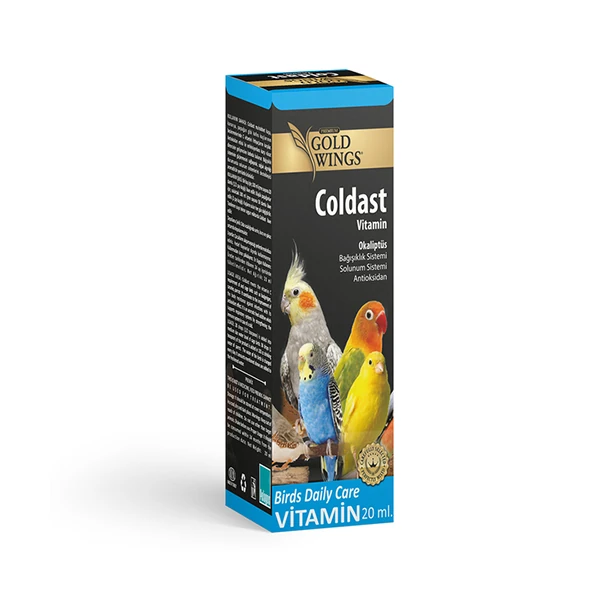 [GWPK-003] Gold Wings Premium Coldast Kuşlar için Solunum Sistemi Destekleyici Sıvı Vitamin
