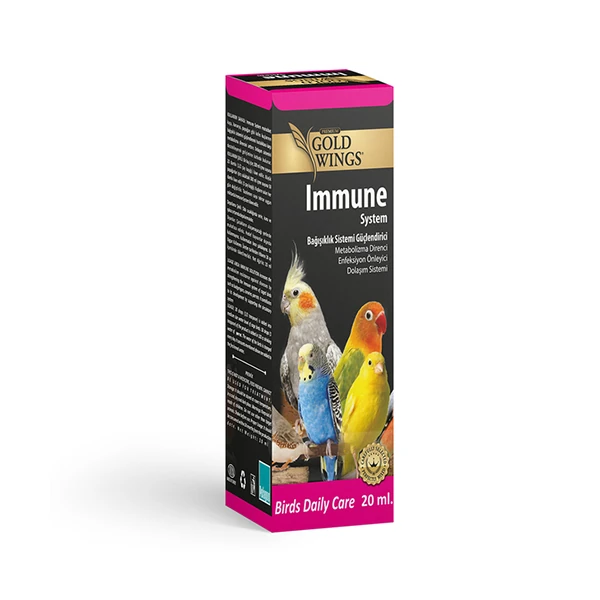 [GWPK-005] Gold Wings Premium Immune System Kuşlar için Bağışıklık Güçlendirici Sıvı Vitamin
