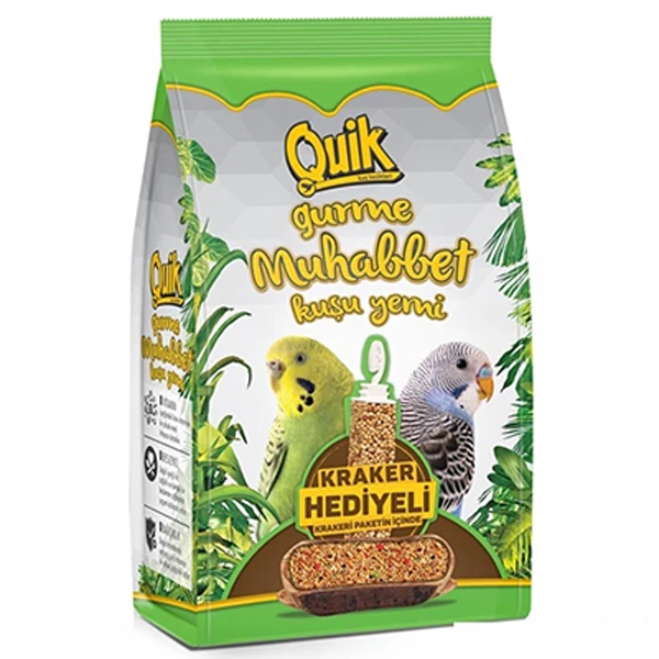 [QUIK-073] Quik Gurme Kraker Hediyeli Muhabbet Kuşu Yemi