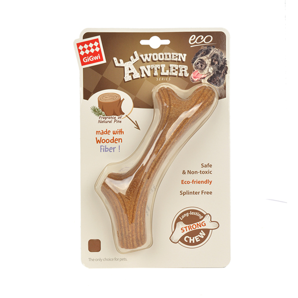 [PIGW-352] Gigwi Doğal Ağaç Kaşıma Köpek Diş Oyuncağı (Small)