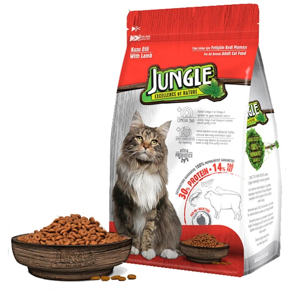 [JNGP-022] Jungle Kuzu Etli Yetişkin Kedi Maması (1.5 Kg)