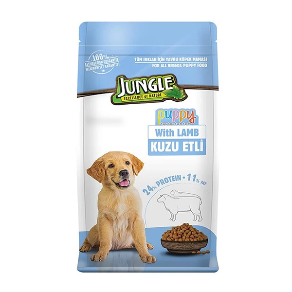 [JNGP-025] Jungle Kuzu Etli Yavru Köpek Maması (2.5 Kg)
